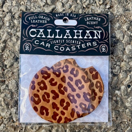 Callahan Leather Co. Car Coasters