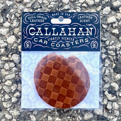 Callahan Leather Co. Car Coasters