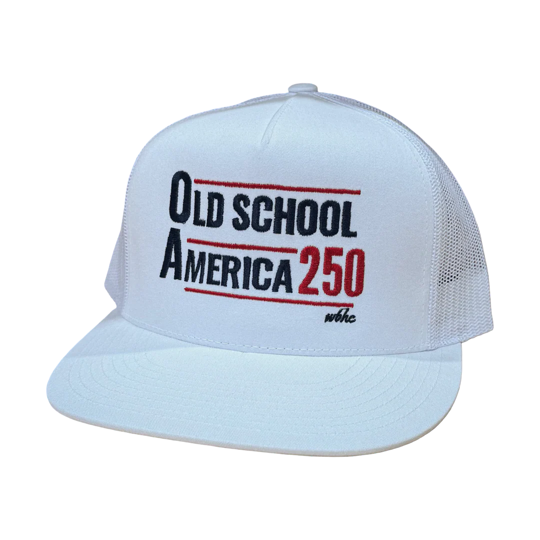 Whiskey Bent Hat Co. OSA White Meshback Cap