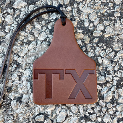 Callahan Leather Co. Cow Tag TX Brand Freshie