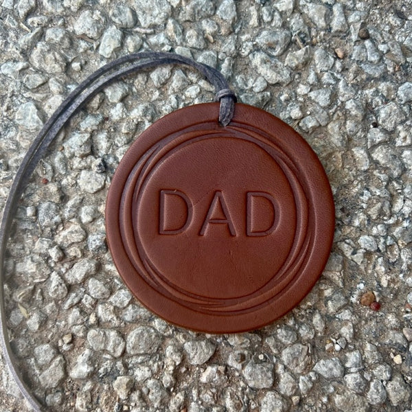 Callahan Leather Co. Round Dad Freshie