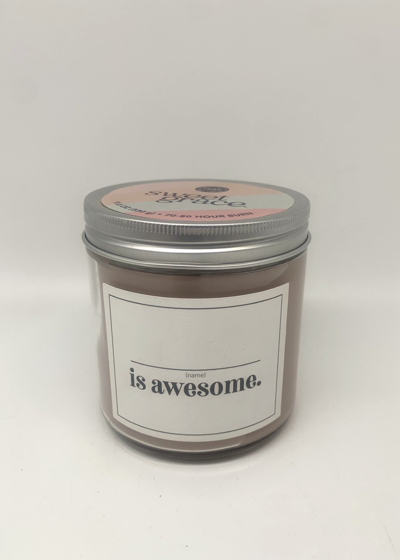 Sweet Grace Statement Jar Candle- Inspirational