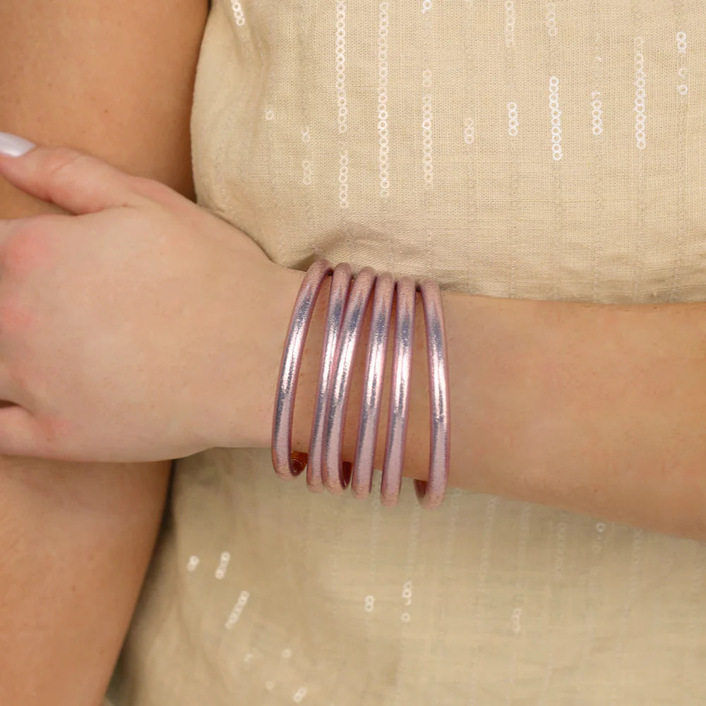 Ice Rose All Weather Bangles®- Set of 6