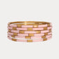 Ice Rose Veda Bangles -Set of 6