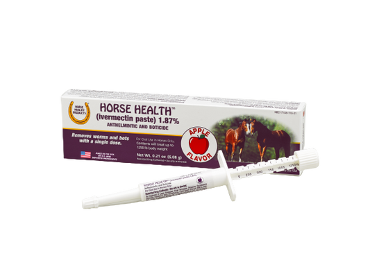 Horse Health Apple-Flavored Ivermectin Paste Dewormer