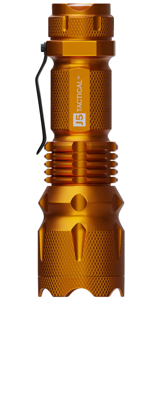 J5 Tactical V1 Pro Flashlight in Hunter Orange