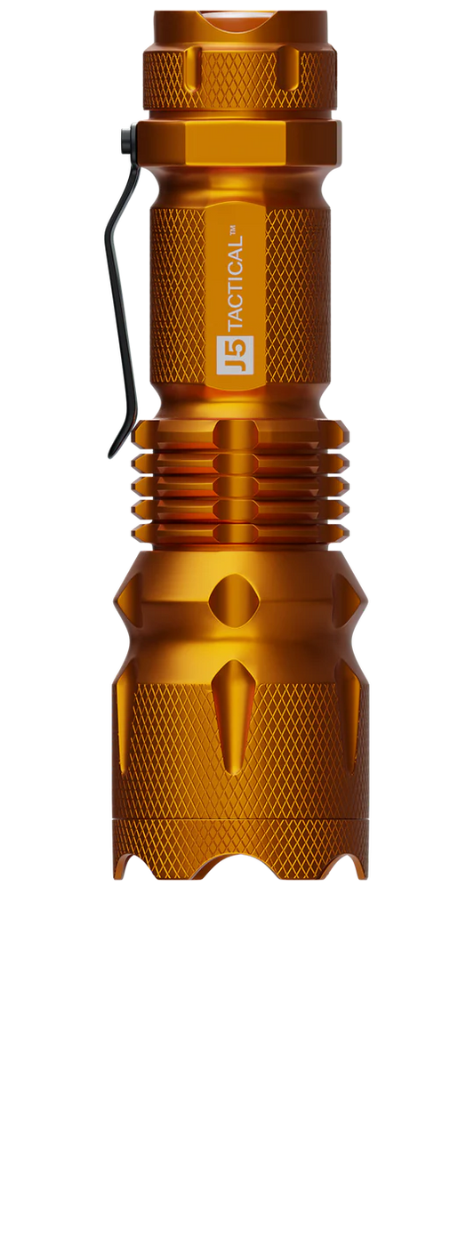 J5 Tactical V1 Pro Flashlight in Hunter Orange