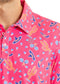 Rock & Roll Denim Fiesta Print Polo