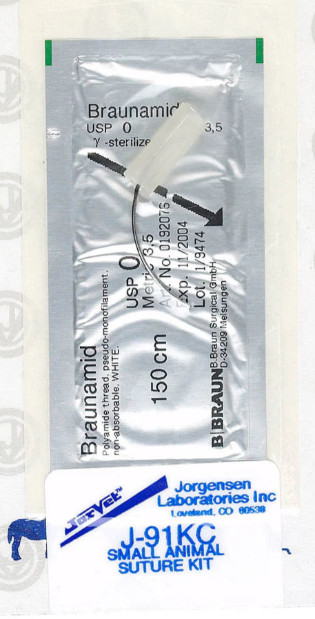 Jorgensen Small Animal Suture Kit