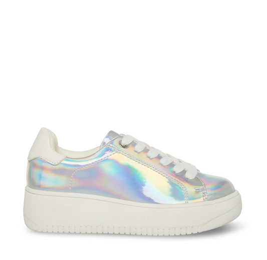 Steve Madden JRockawy Iridescent Sneaker Iridesent 10C