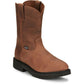 Justin Round-Up 10" Round Toe in Aged Bark Brown Boot