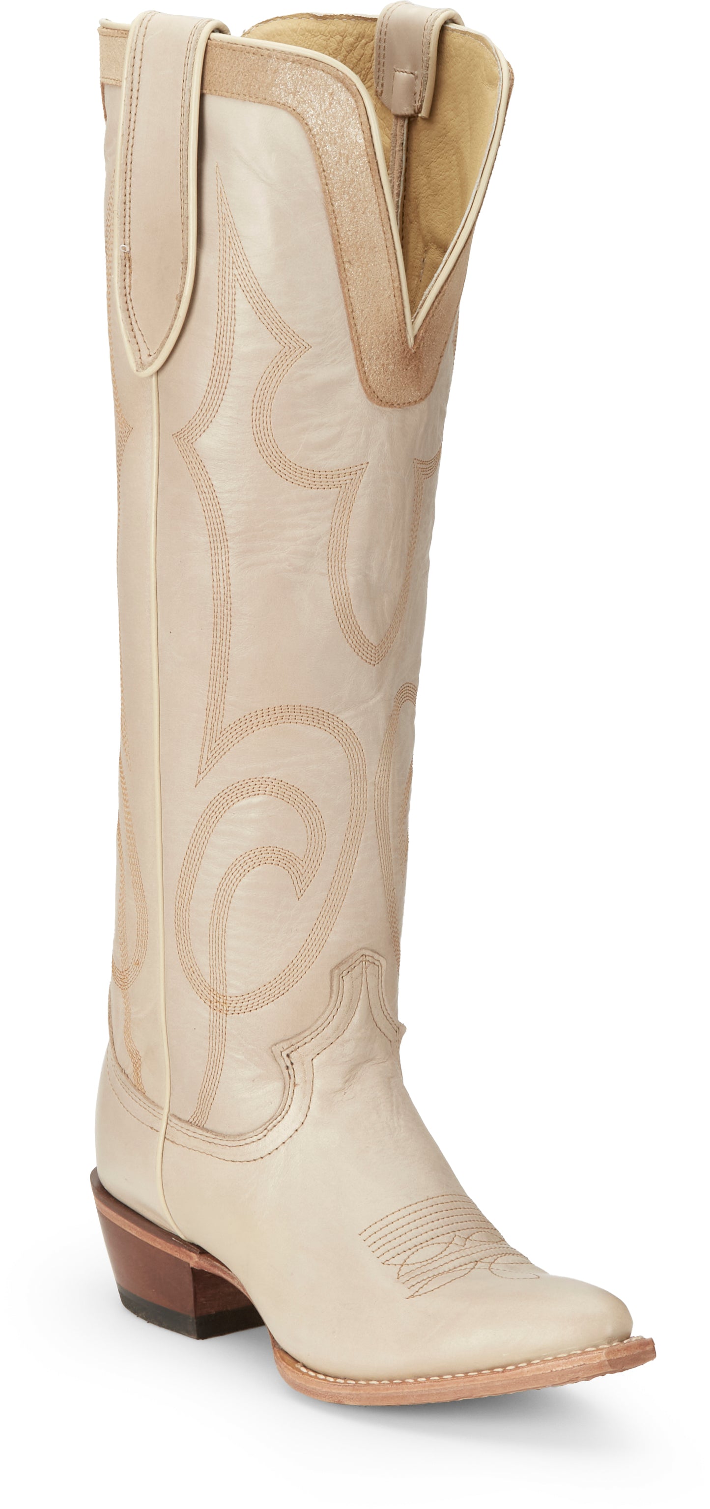 Justin Boots Verlie Vanilla Cowhide Boot