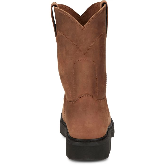 Justin Round-Up 10" Round Steel Toe Work Boot