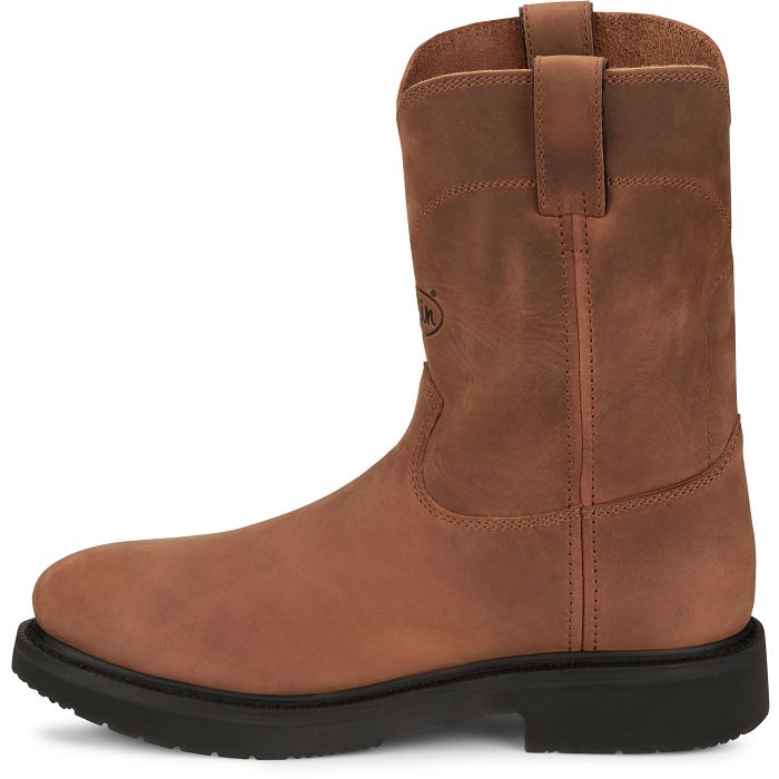 Justin Round-Up 10" Round Steel Toe Work Boot