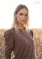 Dylan Jules Top in Brown