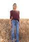 Dylan Jules Top in Mulberry