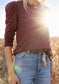 Dylan Jules Top in Mulberry