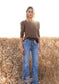 Dylan Jules Top in Brown