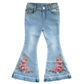 Shea Baby Floral Boot Flare Denim Jeans