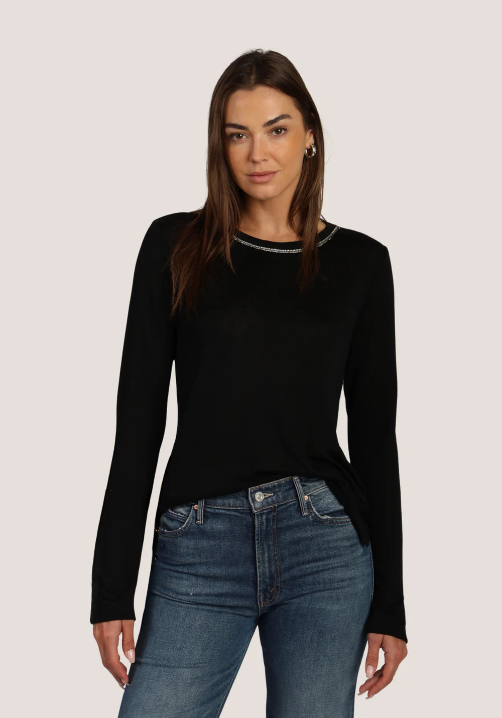 Dylan Long Sleeved Harlow Crew