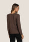 Dylan Long Sleeve Modern Crew in Brown
