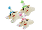 Multipet Lamb Chop with Birthday Hat Dog Toy