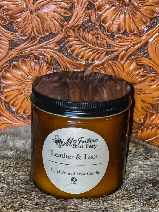 McIntire Saddlery Western Romance Candle