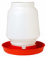 Little Giant 1 Gallon Poultry Waterer Base - Red