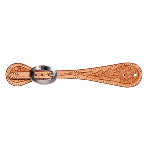Professional's Choice Floral Rough-Out Guthrie Spur Strap