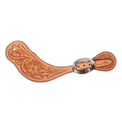 Professional's Choice Men's Floral Rough-Out Spur Strap