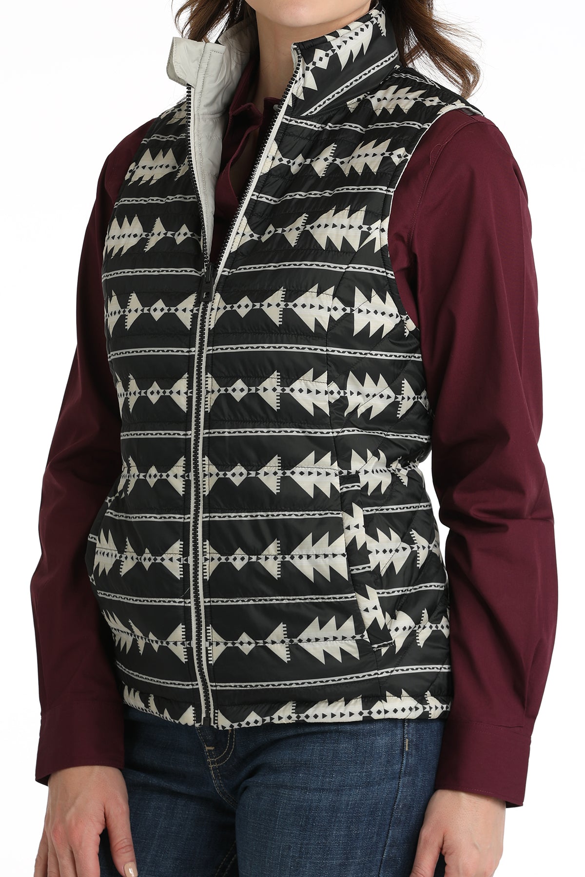 Cinch Women's Reversible Aztec Vest