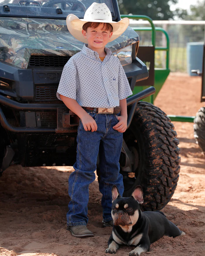 Cinch Boy's Original Slim Fit - Medium Stone
