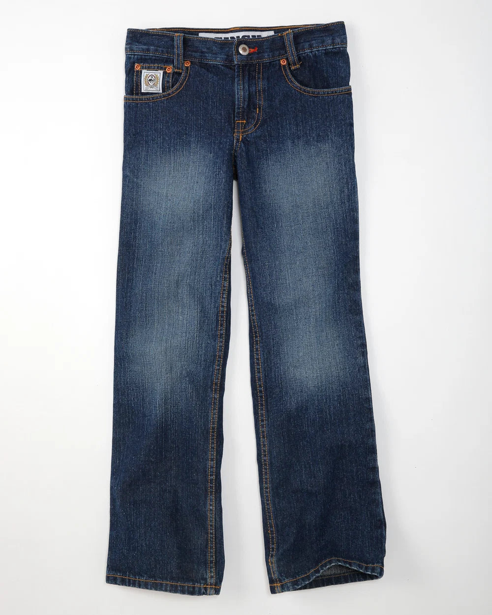 Cinch Boy's White Label in Dark Stonewash