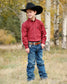 Cinch Boy's White Label in Dark Stonewash