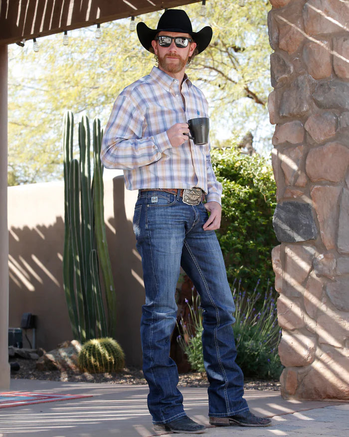 Cinch Men's Ian Slim Fit - Dark Stone