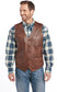 Cripple Creek Button Front Lamb Nappa Vest