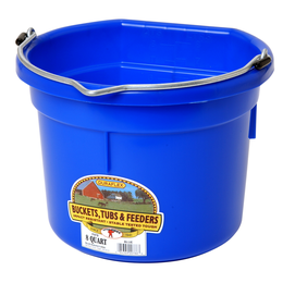 Little Giant® DuraFlex 8 Qt Flat Back Bucket - Blue