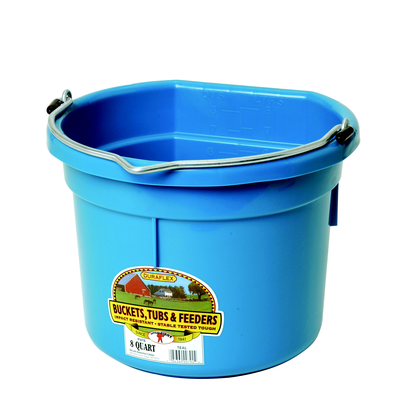 Little Giant® DuraFlex Flat Back Bucket 8 Qt - Teal