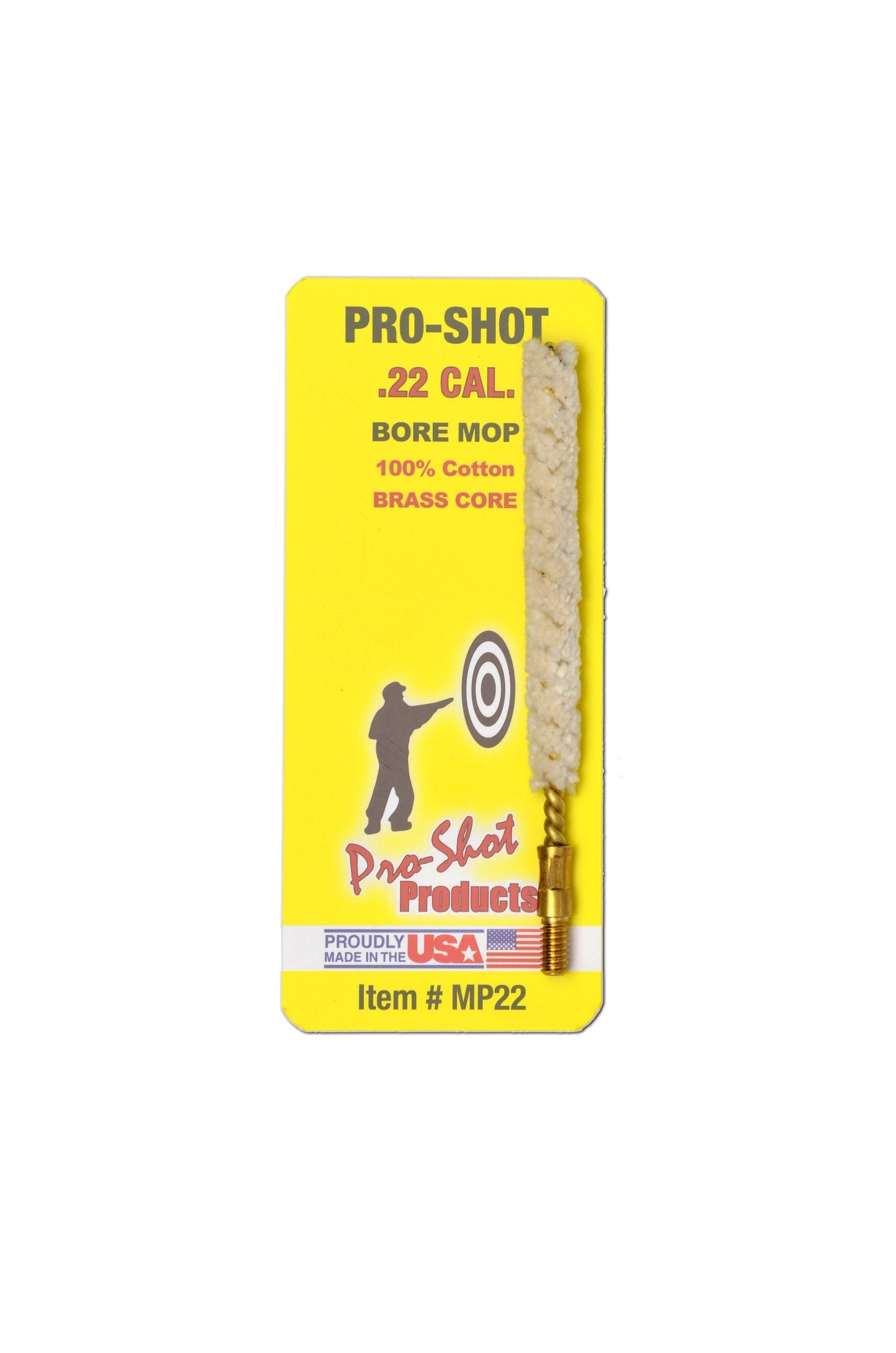 Pro- Shot .22 Cal. Cotton Bore Mop