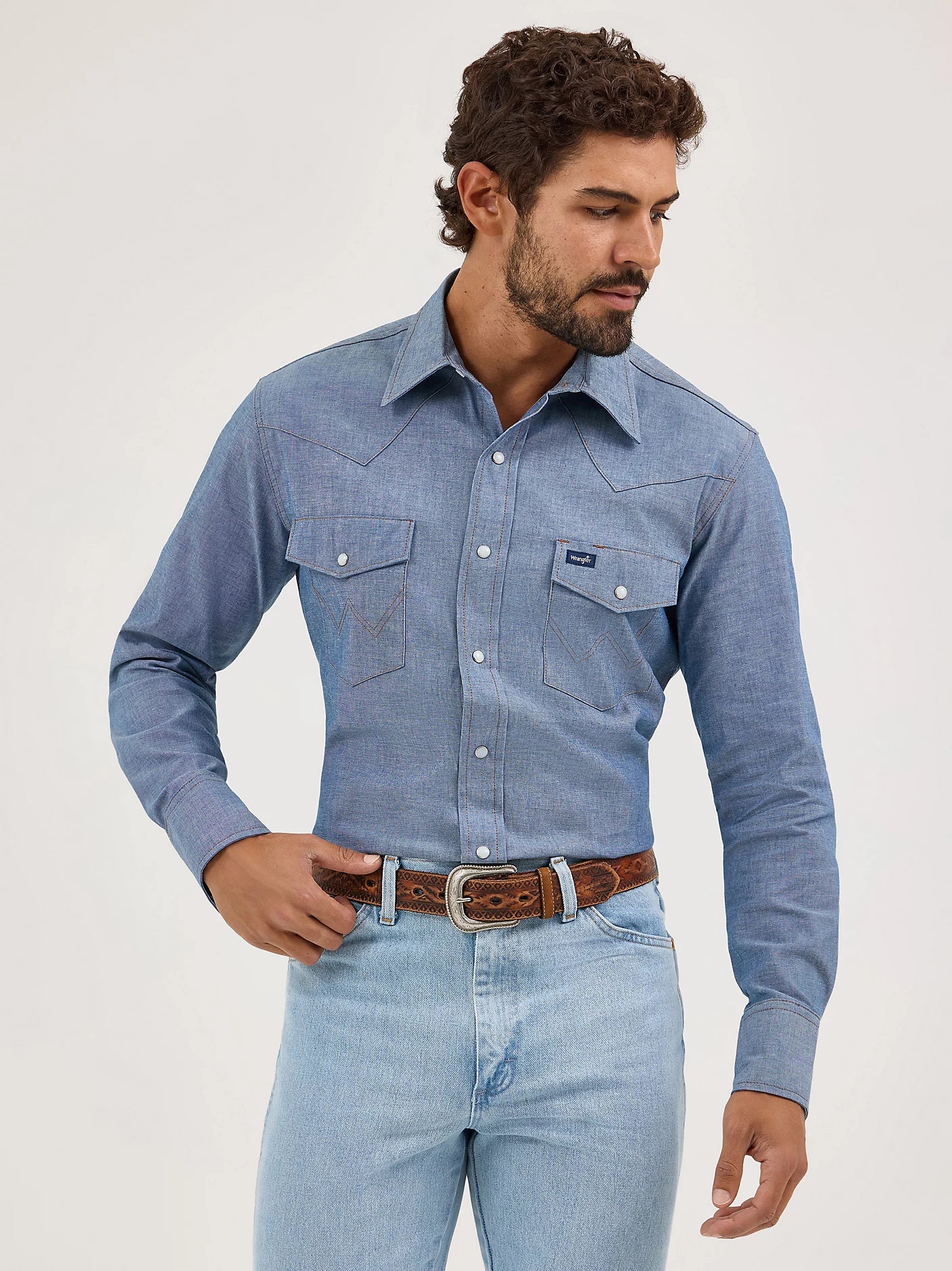 WV PROJECTのPick Out Denim Shirt 112354648-HERO?$SFCC-SMALL$