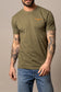 Kimes Military Green Circular Duck Camo T-Shirt