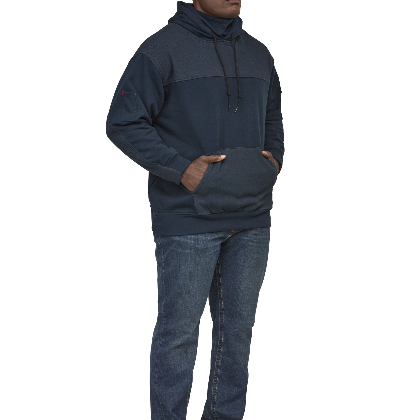 Bulwark Protection Men's Flame-Resistant Relentless Navy Hoodie