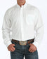 Cinch Solid White Button-Down Western Shirt