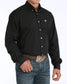 Cinch Solid Black Button-Down Western Shirt
