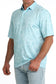Cinch Arenaflex Polo in Light Blue Floral