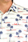 Cinch Men's Short Sleeve ARENAFLEX Palm Tree Polo