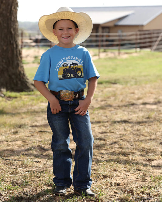 Cinch Boy's Living the Farm Life Graphic Tee