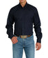 Cinch Men's Navy Printed Long Sleeve Shirt