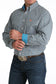 Cinch Men's Blue Plaid Button-Down Shirt