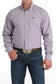 Cinch Lilac Plaid Long Sleeve Shirt